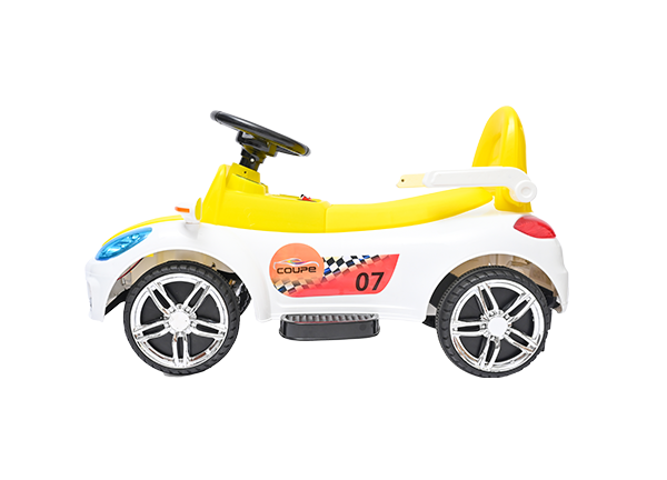 Yellow Coupe Car for Kids 3