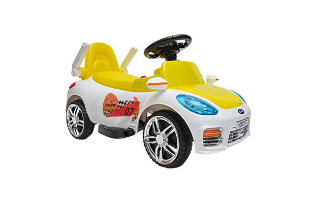 Yellow Coupe Car for Kids